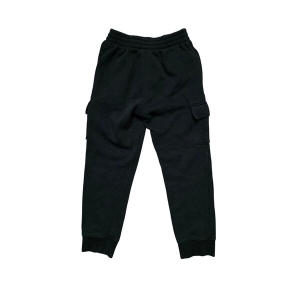 Nike Air Jordan Jumpman Cargo Joggers Boys Medium Black Fleece Pants - Picture 4 of 7